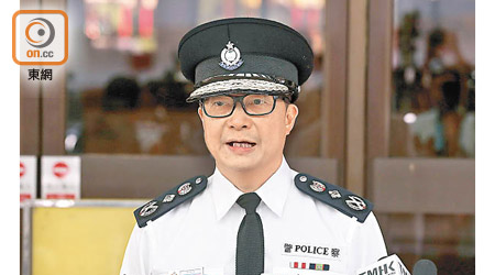 鄧炳強指警方會於區議會選舉當日在票站附近高姿態巡邏。