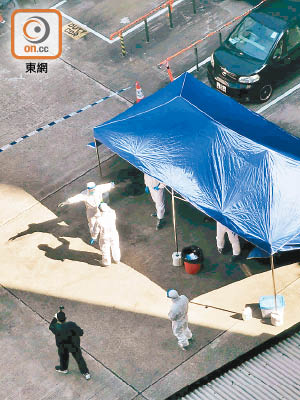 東九龍總區警員昨晨曾到聯合醫院處理一宗懷疑患者的案件，返回警署後立即進行消毒。