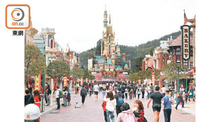香港迪士尼樂園一九年財政年度淨虧損擴大一倍，至一億零五百萬港元。