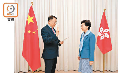 陳國基昨獲國務院任命為國安委秘書長。