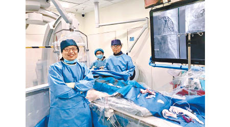 香港亞洲心臟中心指疫情下，一共處理了一百三十三宗通波仔手術。（香港亞洲心臟中心提供）