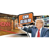 特朗普昨日再斥CNN是假新聞且聰明人都知道。