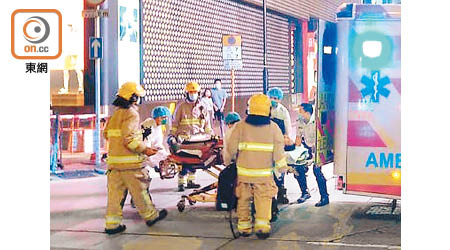 涉事男技工被送院搶救。