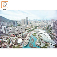 深圳經濟發展迅速，生產總值已超越香港。
