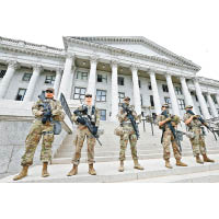 國民警衞軍士兵曾進駐華盛頓，處理反警暴示威騷亂。