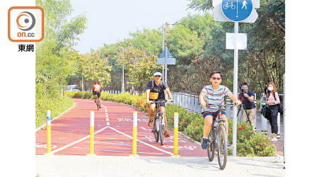 屯門至馬鞍山單車徑於今年9月底正式貫通。
