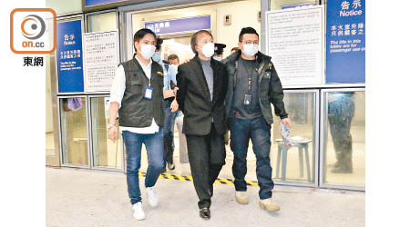返港即被捕：在歐洲感染新冠肺炎的上海仔（中）本周日回港被捕。
