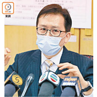 崔俊明擔心長者注射科興疫苗，效能可能低過50%。