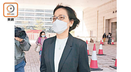 女被告徐若萍涉向醫管局隱瞞與貨物供應商女東主的密友關係。