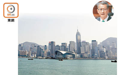 陳茂波（圓圖）去函《華爾街日報》，批評美國傳統基金會剔除香港在自由經濟體評級的決定。