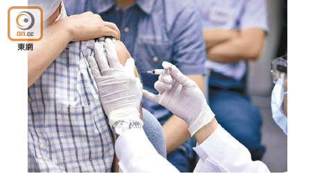 香港目前的接種率不足20%。