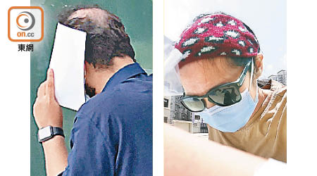 印度裔男被告Syed Mohamed Rizvi（左）、菲律賓裔女被告Guadiz Victoria Marie Alcaide（右）
