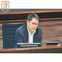 陳克勤（圖）批郭榮鏗曾煽動市民參與違法行動。