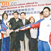 香港壁球代表隊對在東亞運爭取佳績充滿信心。