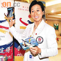 李麗珊曾為香港落力宣傳爭辦2006年亞運。