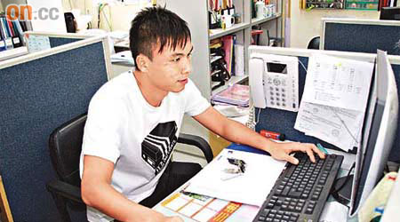 陳旭智讀計算機科學，幫大埔做文書工作冇難度。
