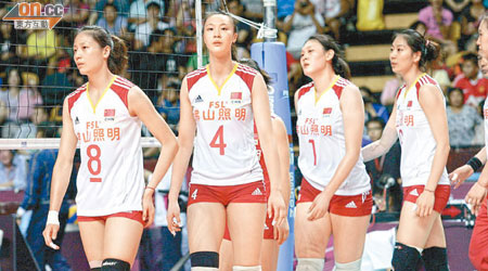 中國女排於大獎賽總決賽全敗，成班球員冇晒心機。