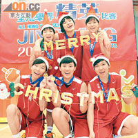 桂華山女籃精兵出戰，一樣以質素取勝捧盃過聖誕。