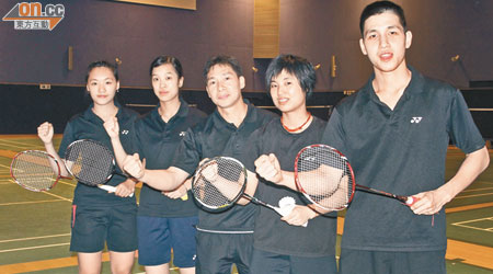 香港羽毛球代表隊對參戰倫奧充滿信心。