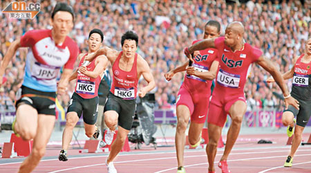 香港隊（左）難得有機會與美國隊同場鍊過。（圖片由港協提供）
