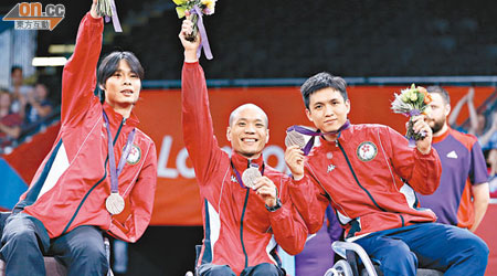 香港輪椅劍擊隊力戰勇奪銅牌。