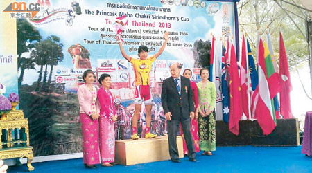 蔡其皓勇奪環泰單車賽總冠軍。