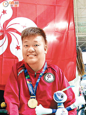梁育榮的入選已為香港體壇創造歷史。（相片由香港殘奧會提供）