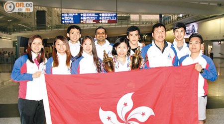港隊今屆亞洲賽分別在男、女單奪得一冠一亞，成績相當理想。