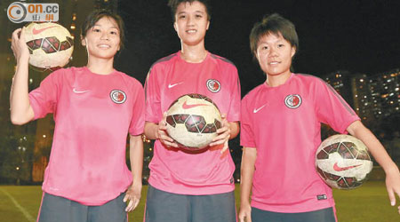 三位港隊女將赴日試腳成功，令香港女足再次受到注目。