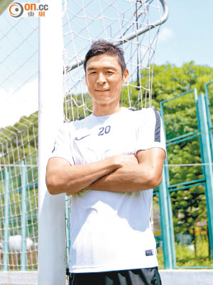 福田健二樂於協助指導本地新秀，報答香港球壇讓他延續足球生涯。