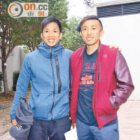 港隊飛人黎振浩（左）及徐志豪亦為慈善出一分力。