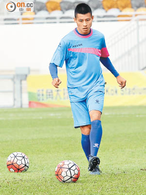 首戰省港盃的陳志釗期望拿下錦標。