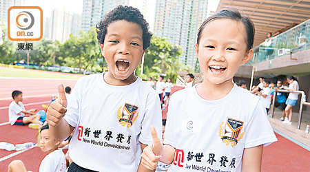 Chidi（左）同Kimmi異口同聲表示想為香港作賽。