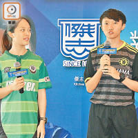 將參戰女子青少年社區盃的鄒珈瑤（右）及黃琛瑜十分期待在旺角場作賽。