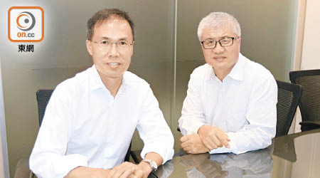 網總行政總裁陳述 黎百年（左）、WTA亞太區運營副總裁 陳述（右）