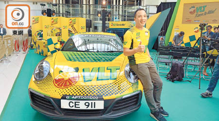 歐陽若曦今年再同「檸檬茶戰車」拍住上，出戰澳門大賽車。
