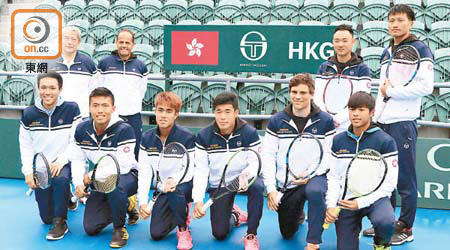 香港網球隊上下對迎戰伊朗充滿信心。