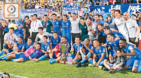 傑志 1:0 香港飛馬<br>傑志奪得今季港超冠軍，實至名歸。