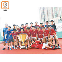 香港飛馬贏得U15冠軍！<br>港會1:3香港飛馬