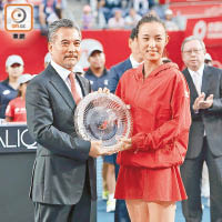 雖然於香港網賽失冠，但王薔對今季成績感滿意。