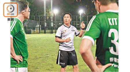 賴嘉輝今季擔任標準流浪助教，希望在教練路上發放光芒。