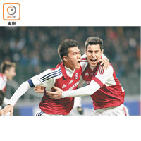 Gio（右）對舊隊友陳肇麒高度評價。