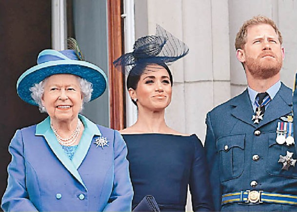 英女王登基70年慶典  傳哈利夫婦獲邀