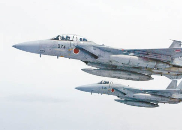F15J戰機是日本航空自衞隊主力。