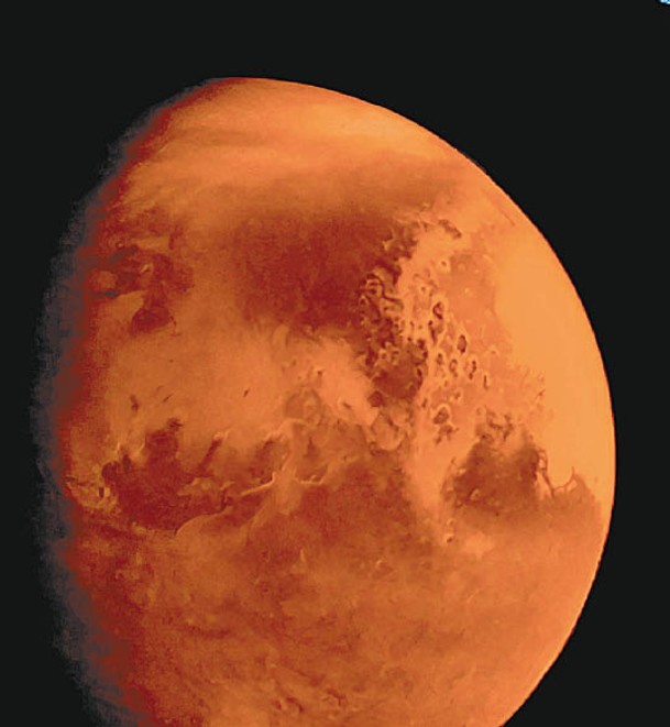 圖為火星圖像着色效果圖。