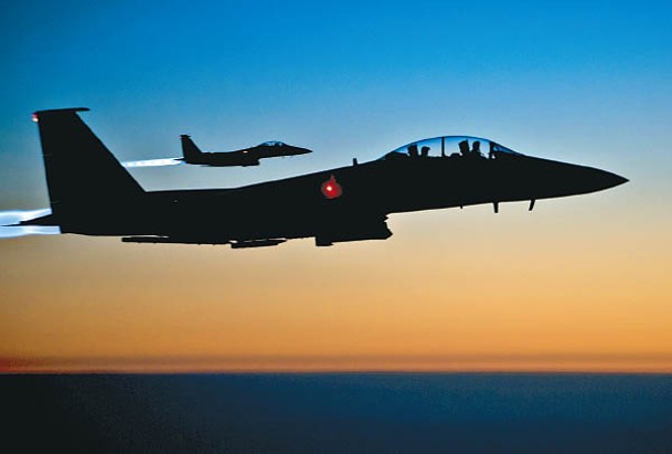 F15E戰機參與空襲。