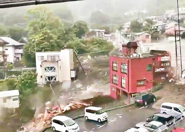 靜岡嚴重山泥傾瀉  2死20失蹤