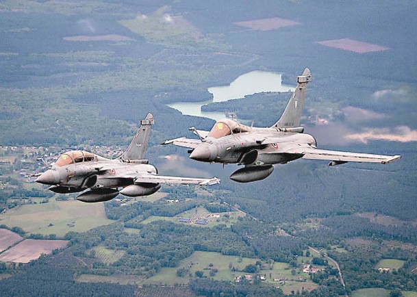 印度向法國採購多架疾風式戰機。
