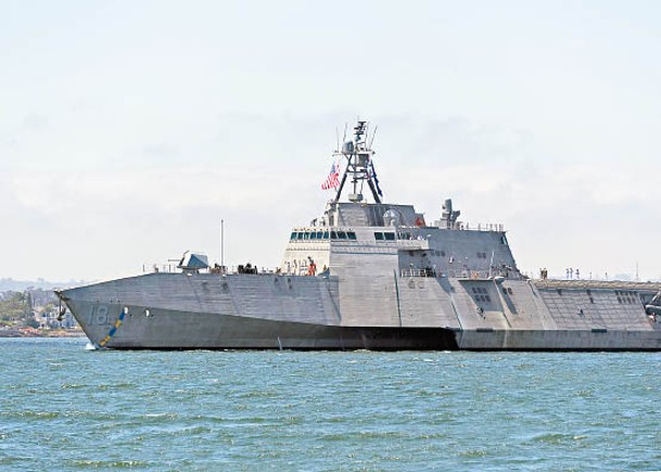 兩美戰鬥艦入南海  明年底將增至8艘