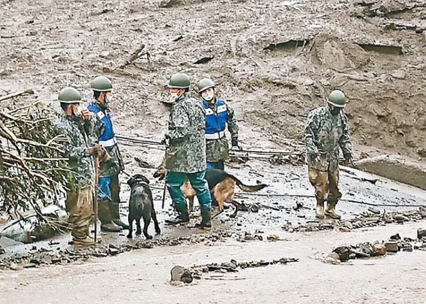 靜岡山泥傾瀉  增至4死80人失蹤